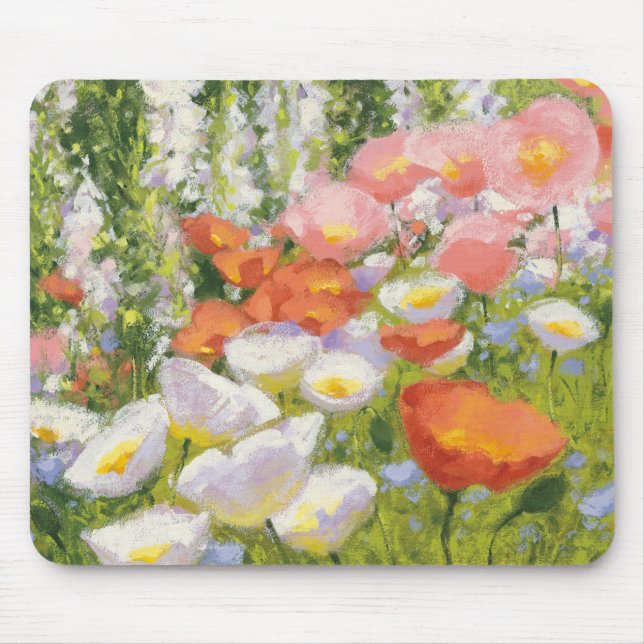 Garten-Pastelle Mousepad (Vorne)