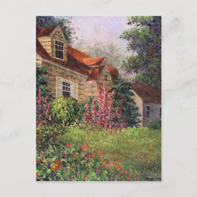 Garten Postkarte (Vorderseite)