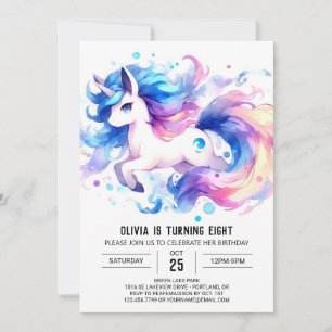 Garten Printable Horse Geburtstag Einladung
