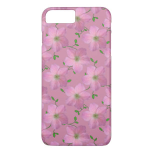 Garten-Rosa-Pelargonie-Blume auf irgendeiner Farbe Case-Mate iPhone Hülle