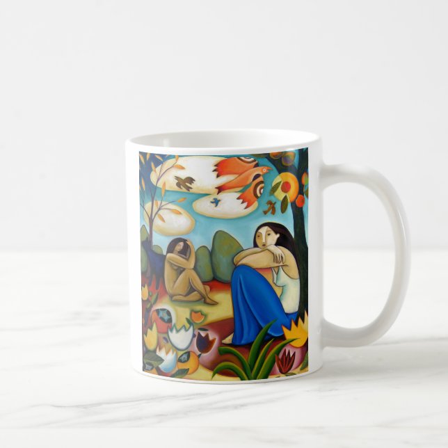 Garten-Ruhe-Tasse Tasse (Rechts)
