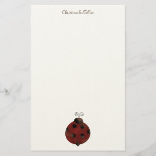 Garten-Sammlung · Marienkäfer Briefpapier