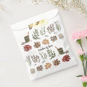 Garten-Schätze-Geschenk-Samen-und-Kräuter-Favor Geschenktütchen