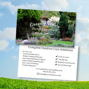 Garten-Service Visitenkarte   Professionell 