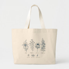 Garten-Skizzen-Tasche Jumbo Stoffbeutel