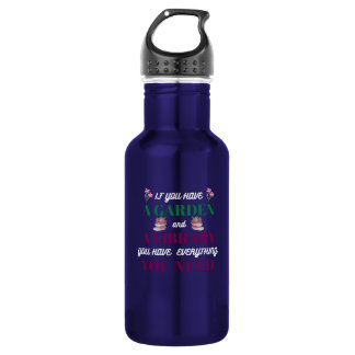 Garten-Spruch Edelstahlflasche