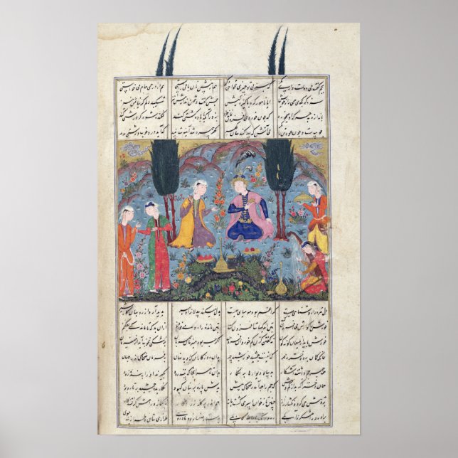 Garten-Szene Poster (Vorne)