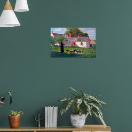 Garten Szene Winslow Homer 1872 Poster