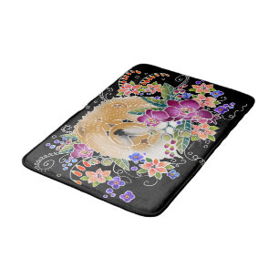 GARTEN-TANZ-CHOW-CHOW - Kiste oder Bad-Matte Badematte