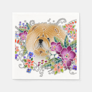 GARTEN-TANZ Chow-Chow - Papierservietten