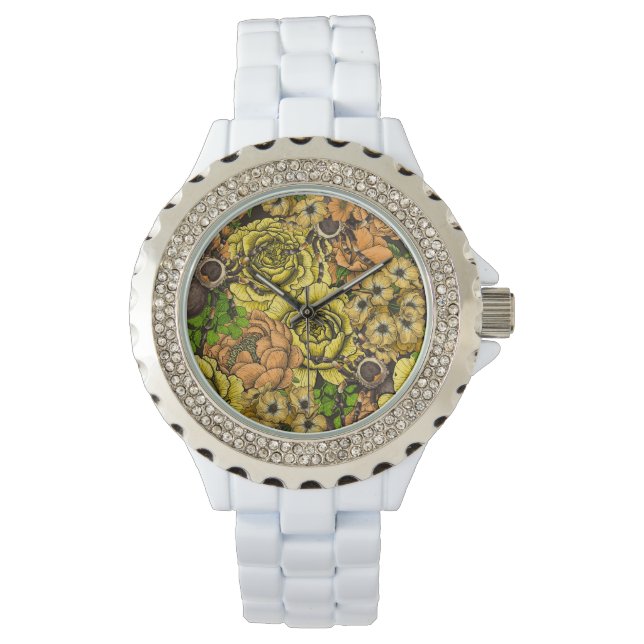 Garten Tarantula 1 Armbanduhr (Vorderseite)