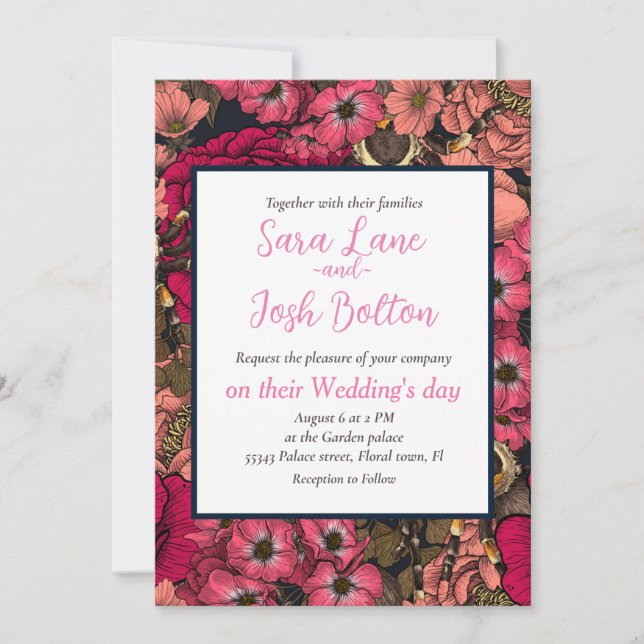 Garten Tarantula 4 Einladung (Vorderseite)