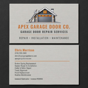 Garten-Tor-Reparatur Metallisch Professionell  Visitenkarte