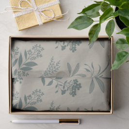 Garten Traum Elegante Botanische Silhouette - beig Seidenpapier