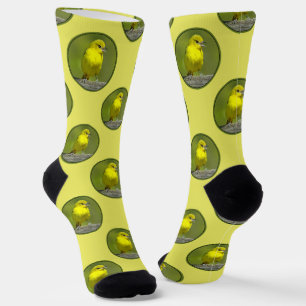 Garten-Trichterammer Weibchen im Frühling Original Socken