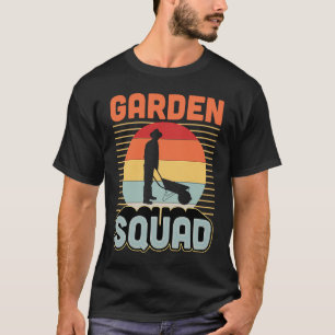 Garten-Truppe Lustiger Landwirt Retro Vintage Stil T-Shirt