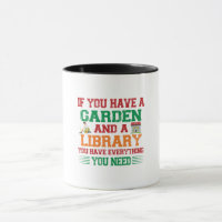 Garten und Bibliothek