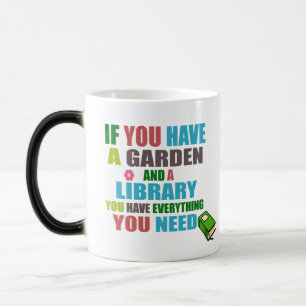 Garten und Bibliothek Verwandlungstasse