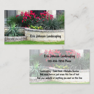 Garten- und Rasenpflege-Service Visitenkarte