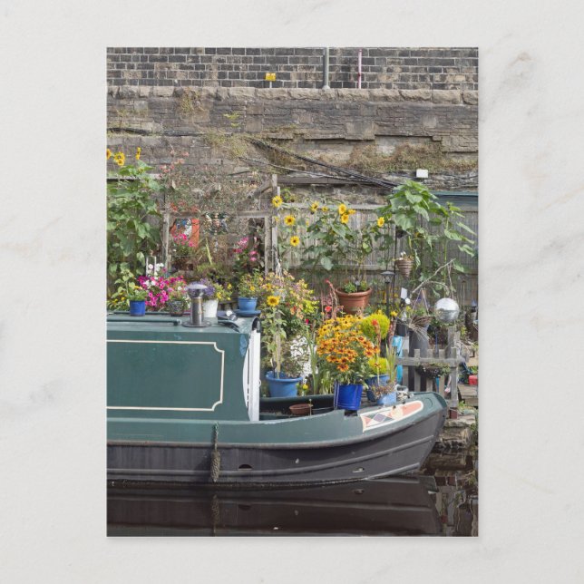 Garten- und Schmalschifffahrt Postkarte (Vorderseite)