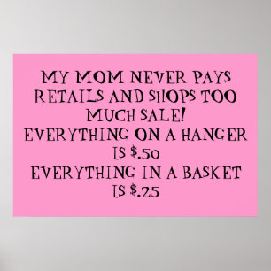 Garten-Verkauf Poster