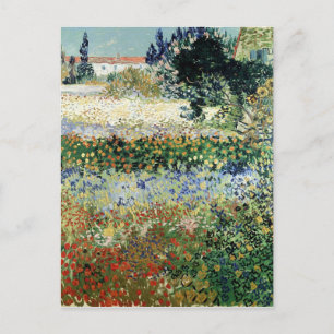 Garten Vincent van Goghs   in der Blüte, Arles, Postkarte