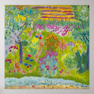 Garten von Bonnard Poster
