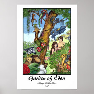 Garten von Eden Print - Maßgeschneidert Poster
