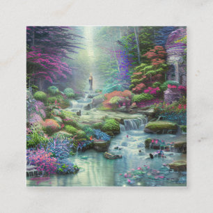 Garten von Eden Quadratische Visitenkarte