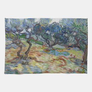Garten von Gethsemane, Monte Olives von van Gogh Geschirrtuch