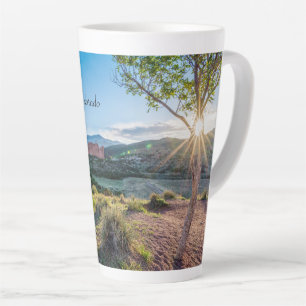 Garten von Göttern Baum Sunburst Latte Tasse
