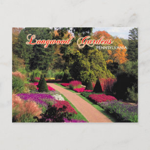 Gärten von Longwood, Pennsylvania Postkarte