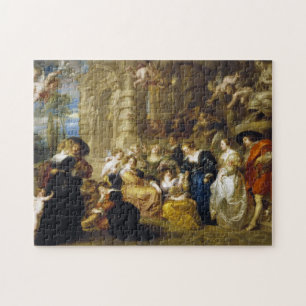 Garten von Meisterwerk LiebePeter Paul Rubens Puzzle