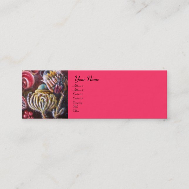 GARTEN VON MELISSA .detail Mini Visitenkarte (Vorderseite)