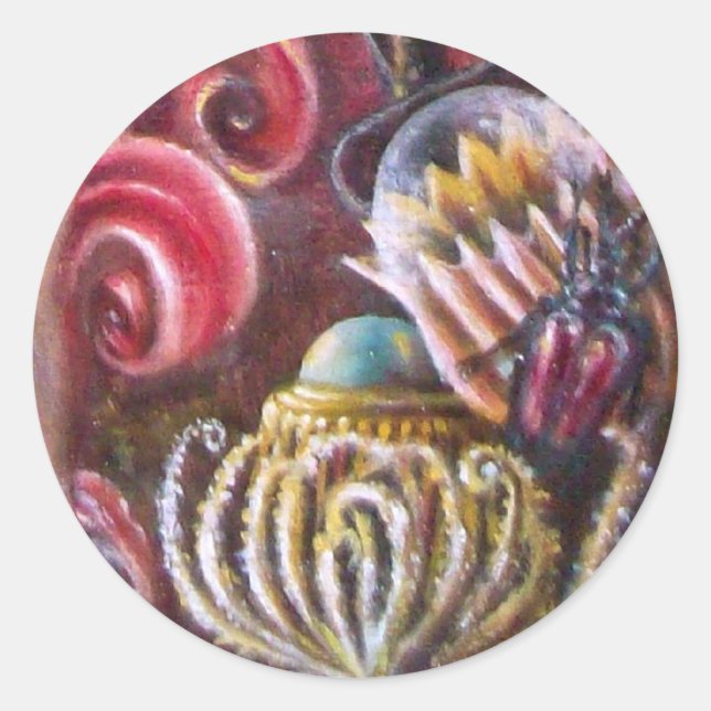 GARTEN VON MELISSA .detail Runder Aufkleber (Vorderseite)