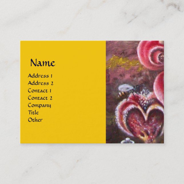 GARTEN VON MELISSA .detail Visitenkarte (Vorderseite)