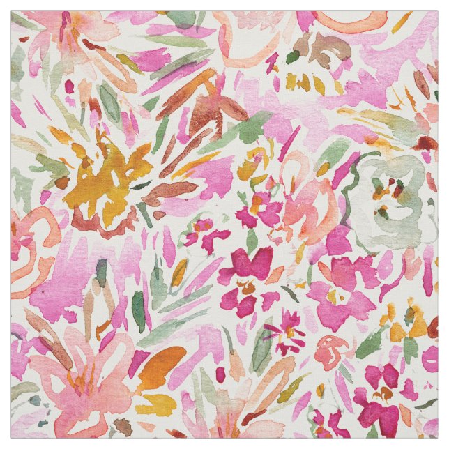 GARTEN von PMS hellem Blumen Stoff (Muster)