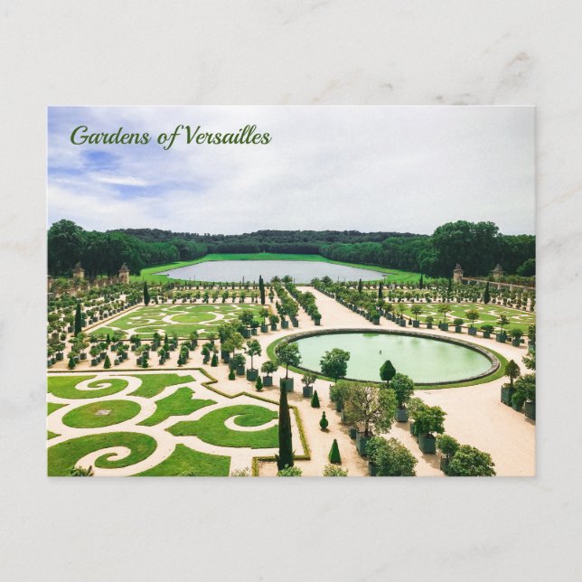 Gärten von Versailles Postcard Postkarte (Vorderseite)
