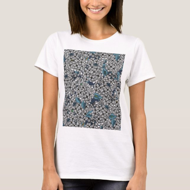 Garten von White Lilac T-Shirt (Vorderseite)