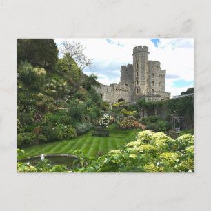 Gärten von Windsor Castle in England Foto Postkarte