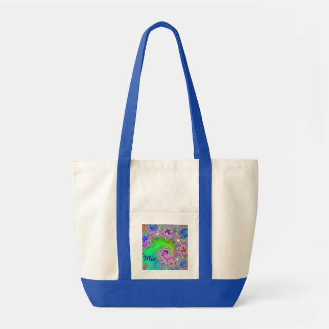 "Garten-Weg-" personalisierte Taschen-Tasche Tragetasche (Vorne)
