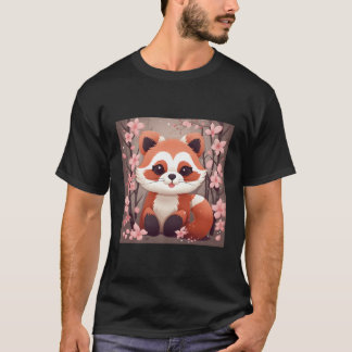 Garten zum Schließen Atemberaubender roter Panda u T-Shirt