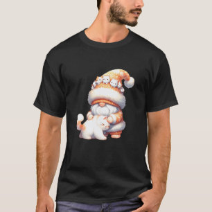 Garten-Zwerg-Grafik für Katzenliebhaberinnen, die T-Shirt