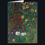 Gartenanlage Gustav Klimt mit Sonnenblumen<br><div class="desc">Gustav Klimt</div>