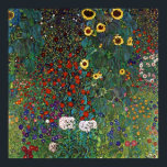 Gartenanlage Gustav Klimt mit Sonnenblumen Poster<br><div class="desc">Gartenanlage Gustav Klimt mit Sonnenblumen</div>