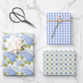 Gartenanlage Hydrangea 3 Geschenkpapier Set