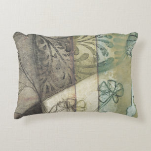 Gartenanlage mit Blätter, Blume und Gras Dekokissen