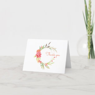 Gartenanlage Wreath Dankeskarte