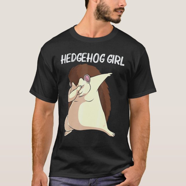 Gartenarbeit 4\Cooler Igel Für Mädchen Kinder Stac T-Shirt (Vorderseite)