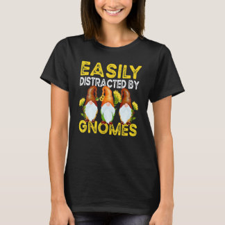 Gartenarbeit 4\Einfach abgelenkt durch Gnome Sonne T-Shirt